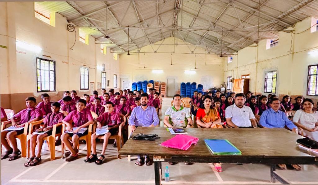 Sensitisation Workshop at Shree Mahalaxmi English High School, Talaulim, Ponda, Goa
