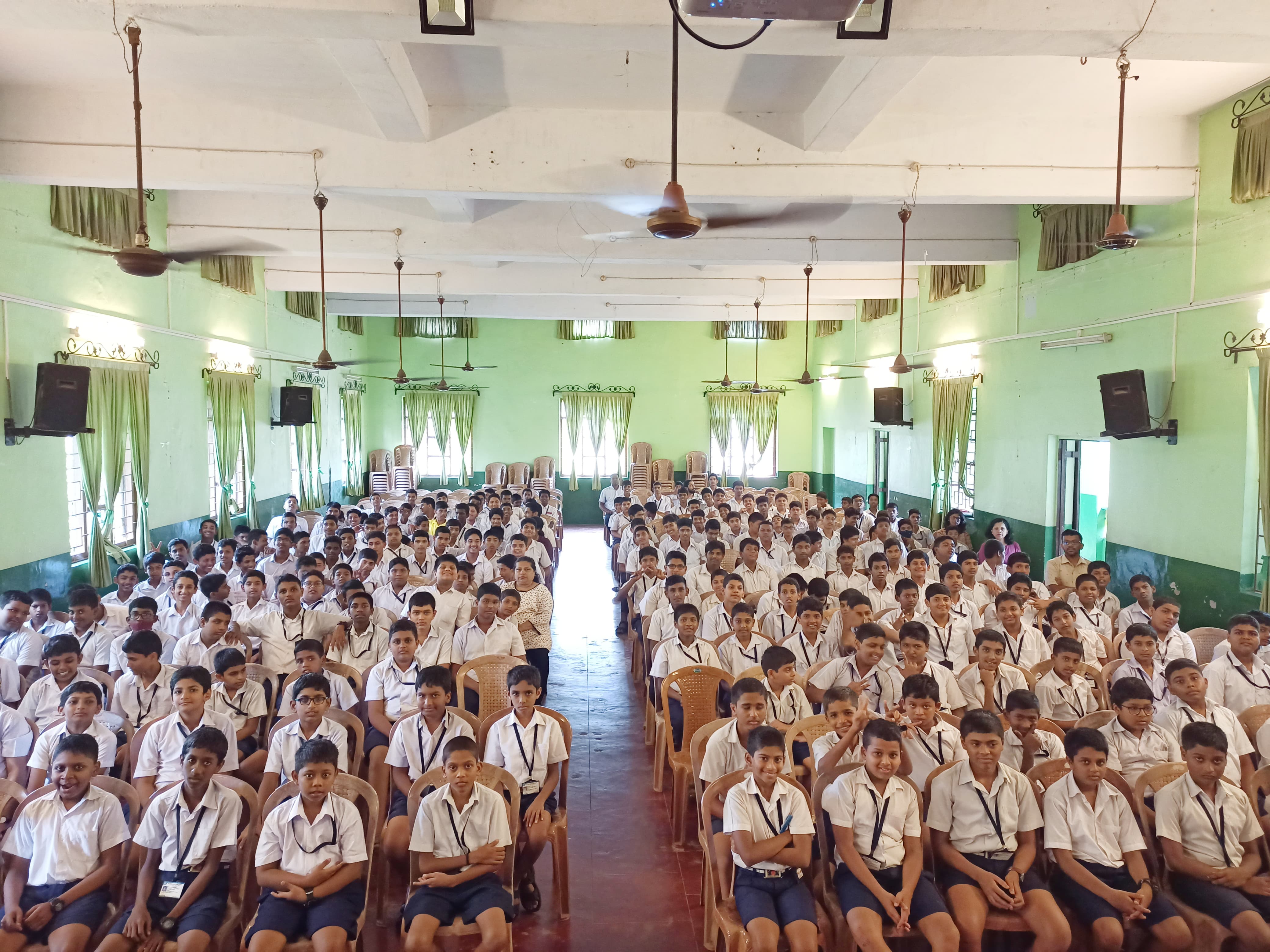Sensitisation Workshop at St. Thomas Boy's High School, Aldona, Bardez Goa.