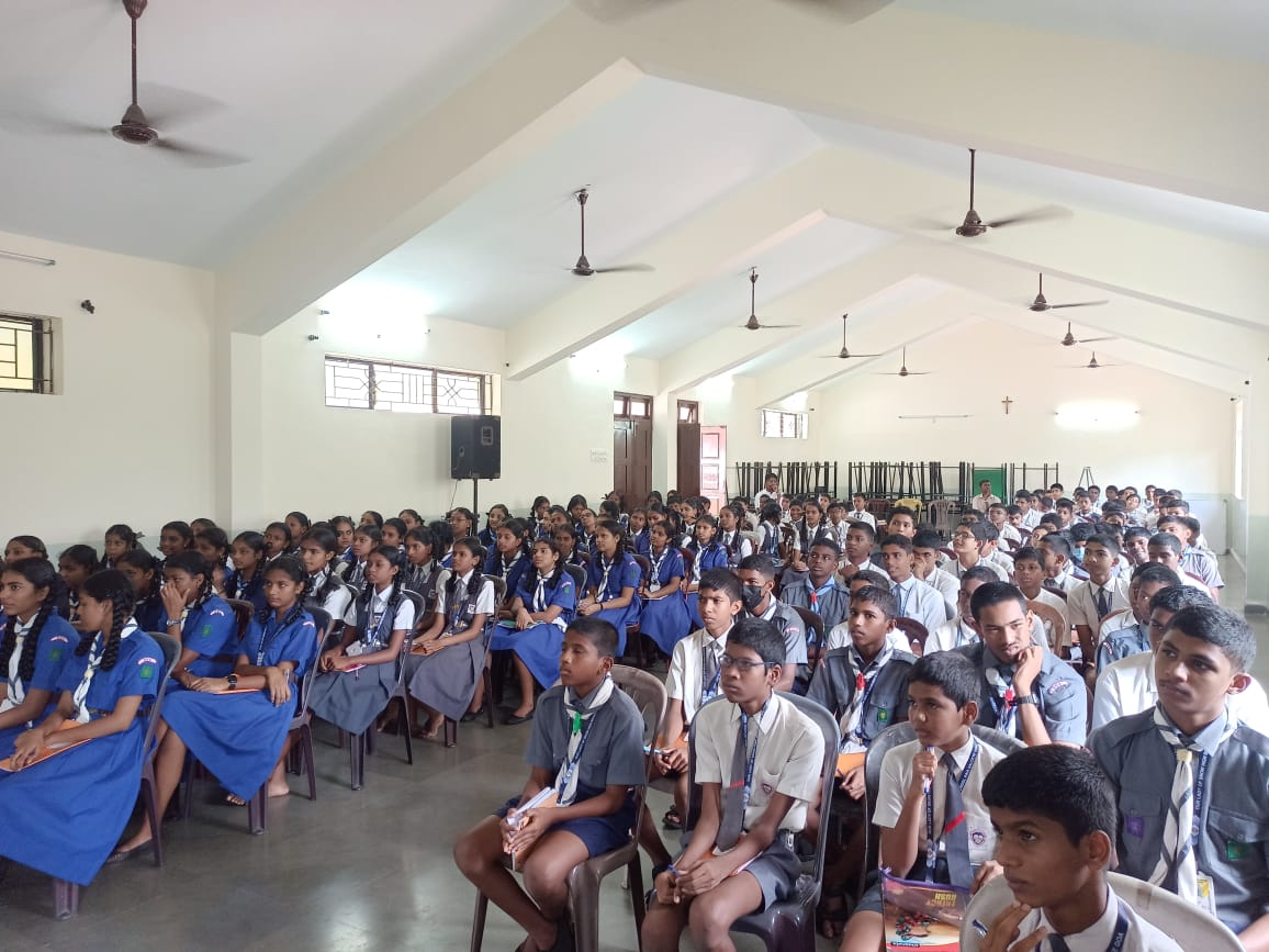 Sensitisation Workshop at Our Lady Of Snows High School, Raia, MArgao-Goa.