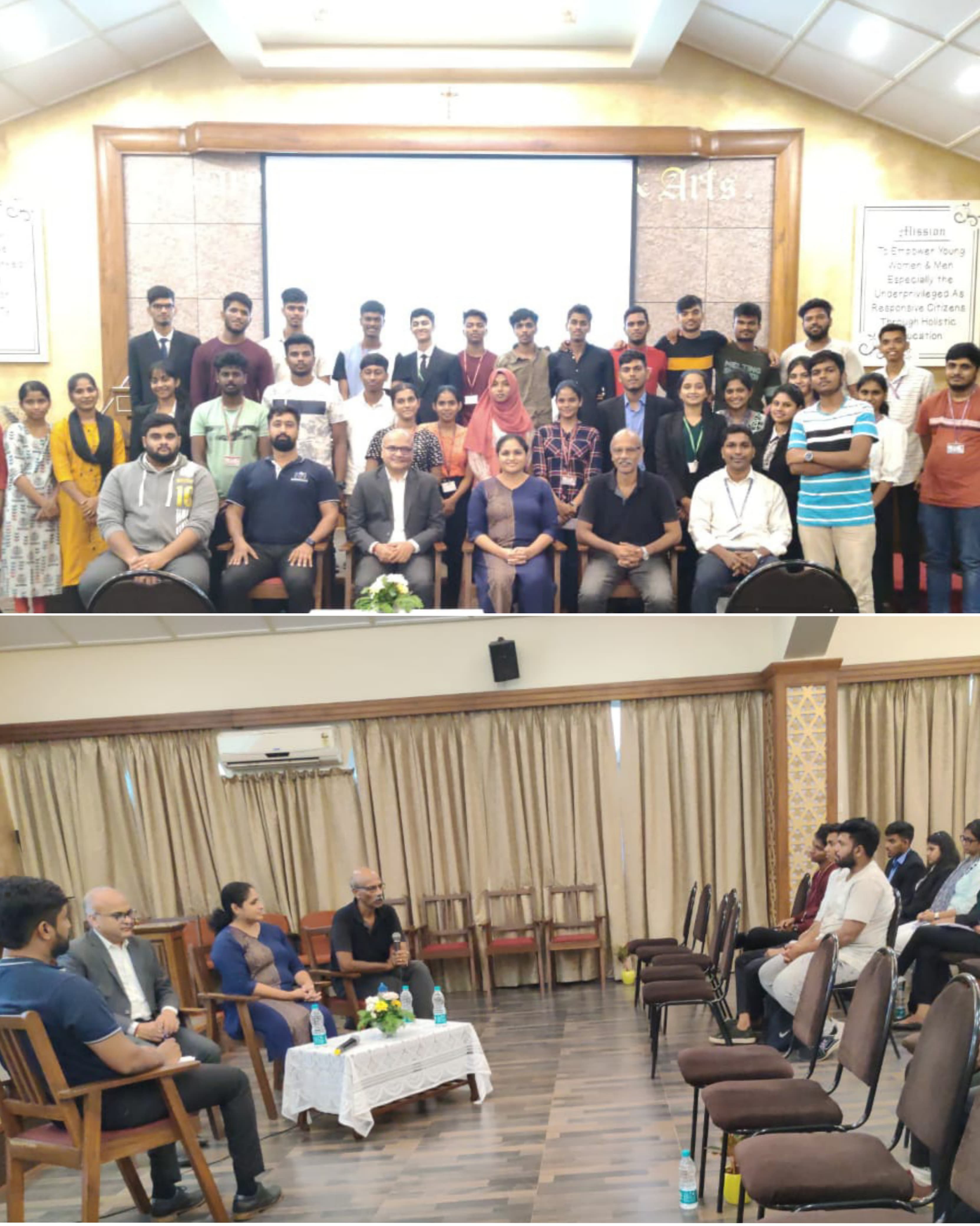 Industry Institute Interaction at Rosary College of Commerce and Arts, Navelim, Margao-Goa.
