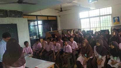 Sensitisation Workshop for the Students of Jamiya E. Maqbuliya High School, Betoda,  Ponda- Goa.