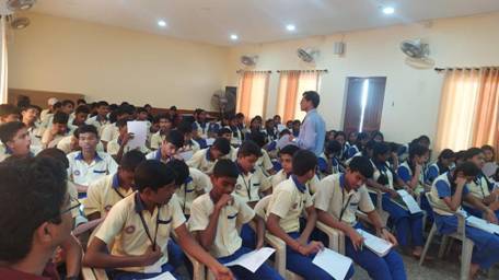 Sensitisation Workshop for the students of  Sharada English High School, Marcel-Goa