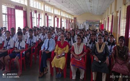 Sensitisation Workshop for the students of  V.D. & S.V. Wagle High School, Mangeshi- Goa