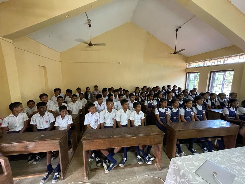 Sensitisation Workshop at Government High School, Morpirla-Goa.