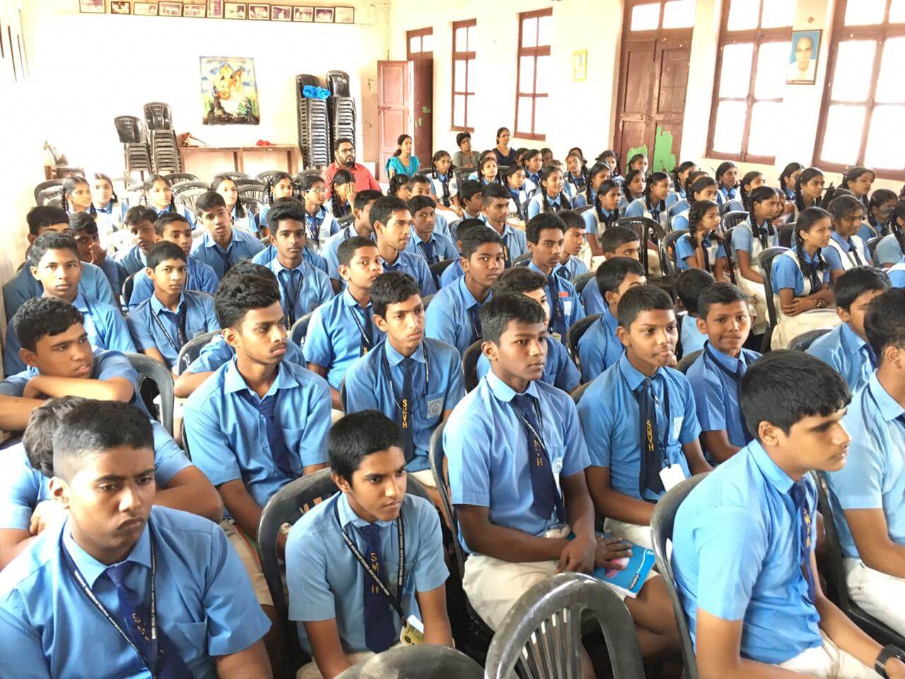 Sensitisation Workshop, Shri Mallikarjun High School, Cancona
