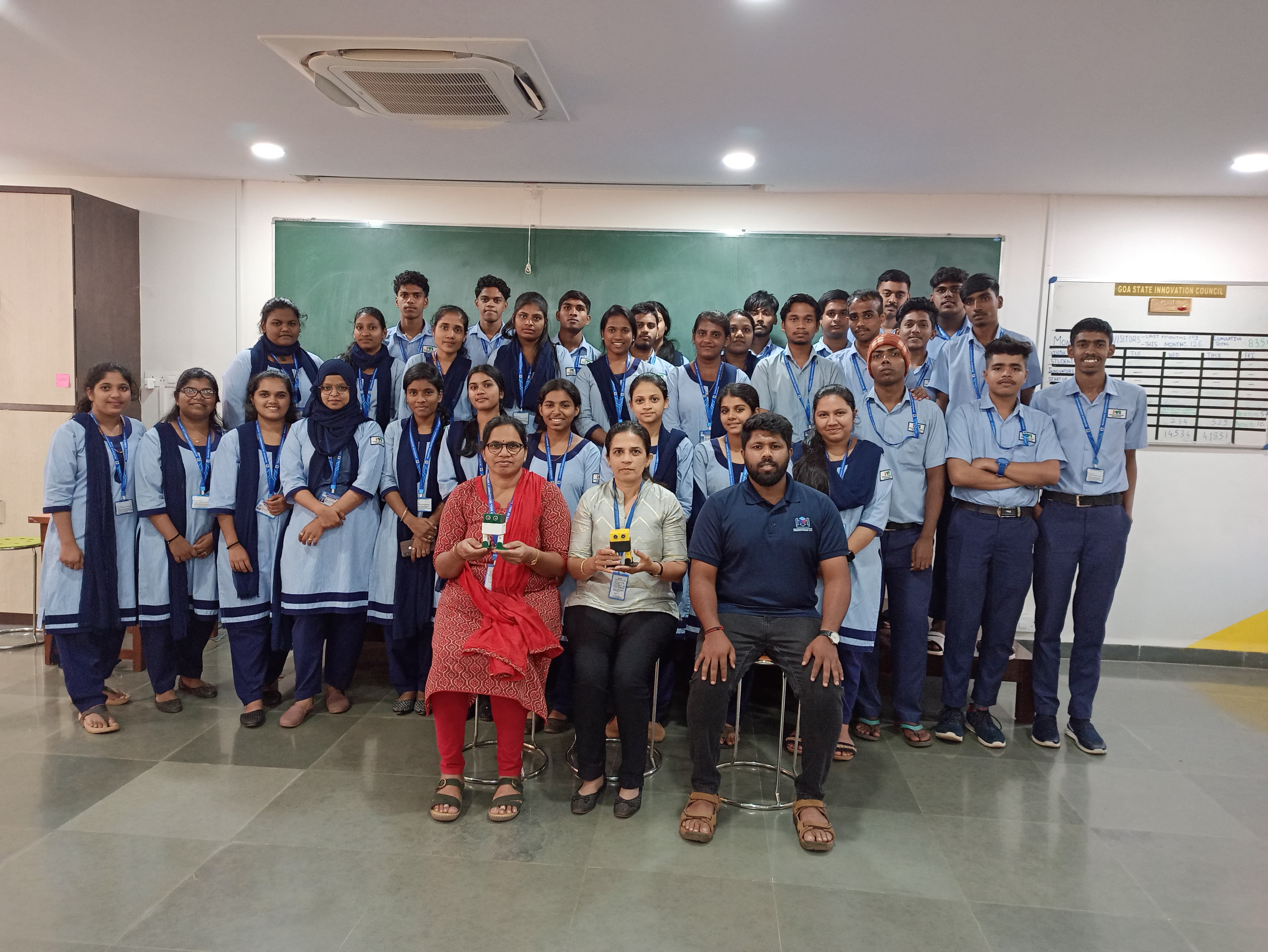 Think, Design and Prototyping session and Workshop on 3D printing and Robotics for the Students of Margao Government Industrial Training Institute, Margao-Goa.