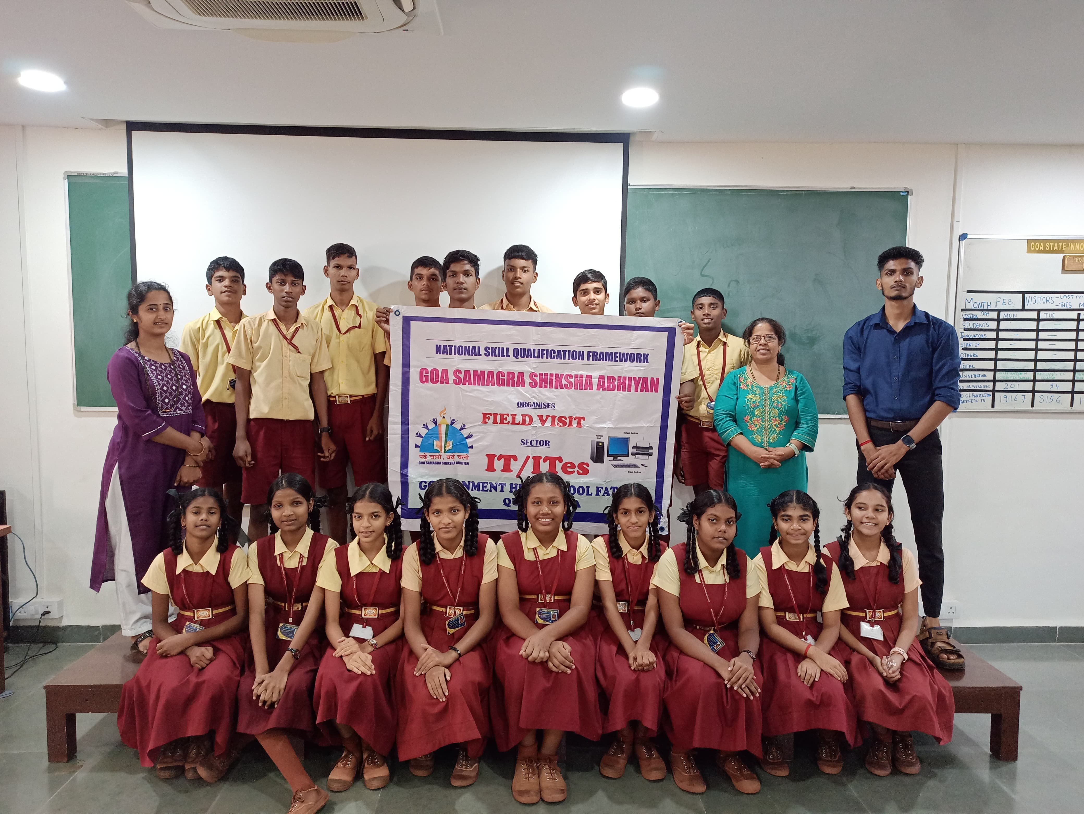 Think Design and Prototyping session and Workshop on Robotics for the students of Govt High School, Fatarpa-Goa.