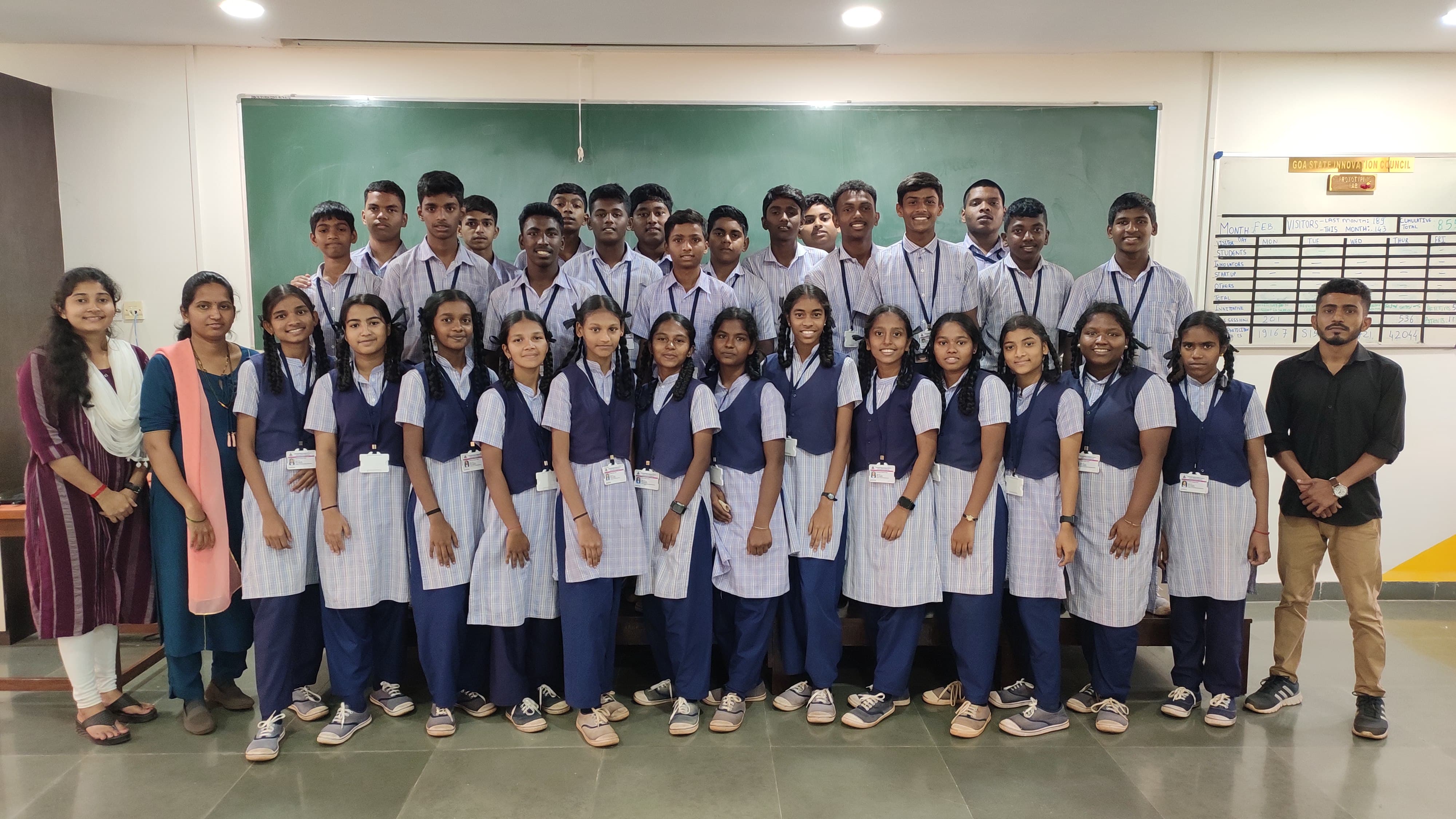 Think Design and Prototyping Session for the students of Government High School, Savoiverem, Ponda-Goa