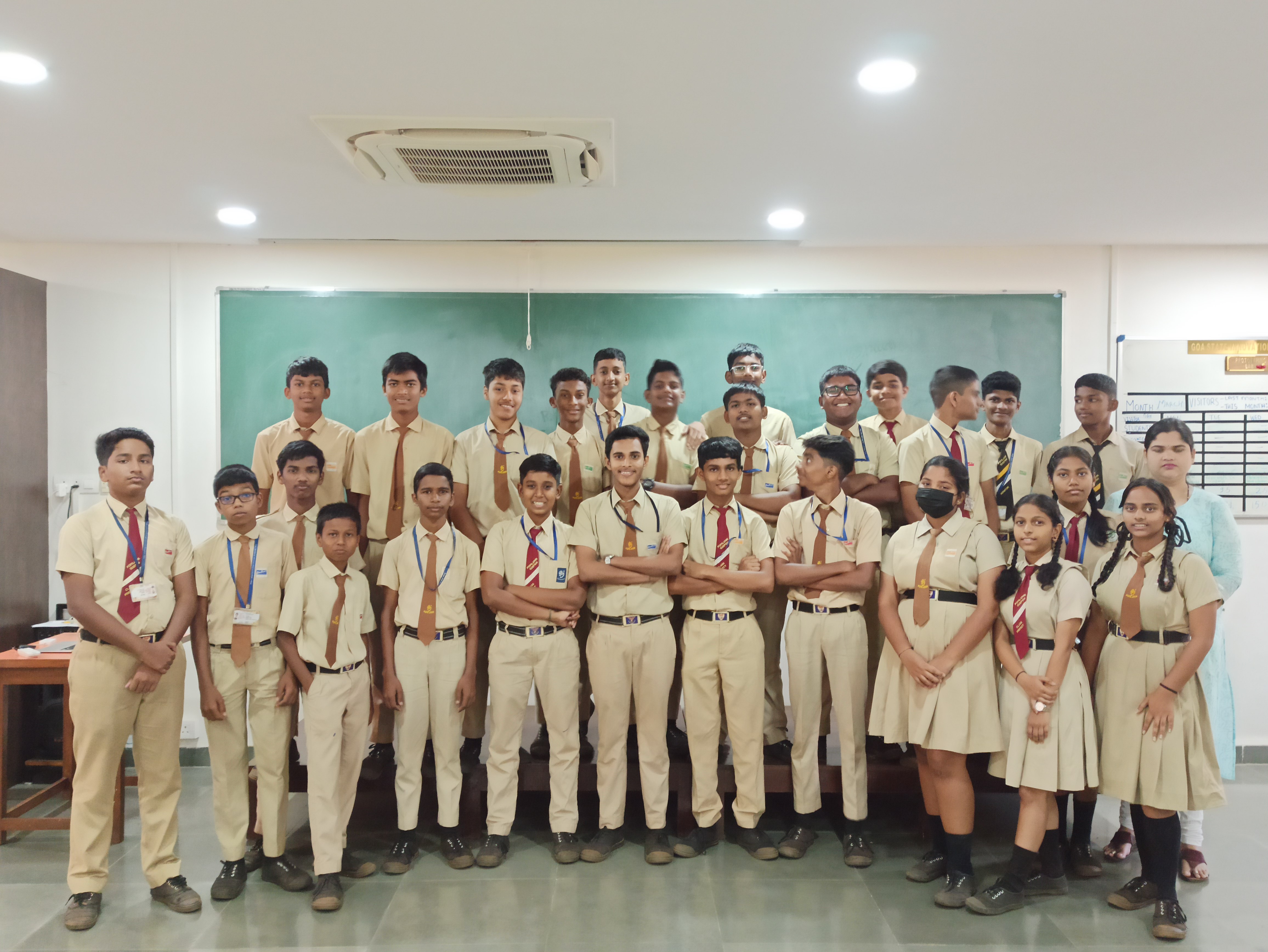 Think Design and Prototyping session for the students of Pope John XXIII High School, Quepem-Goa.