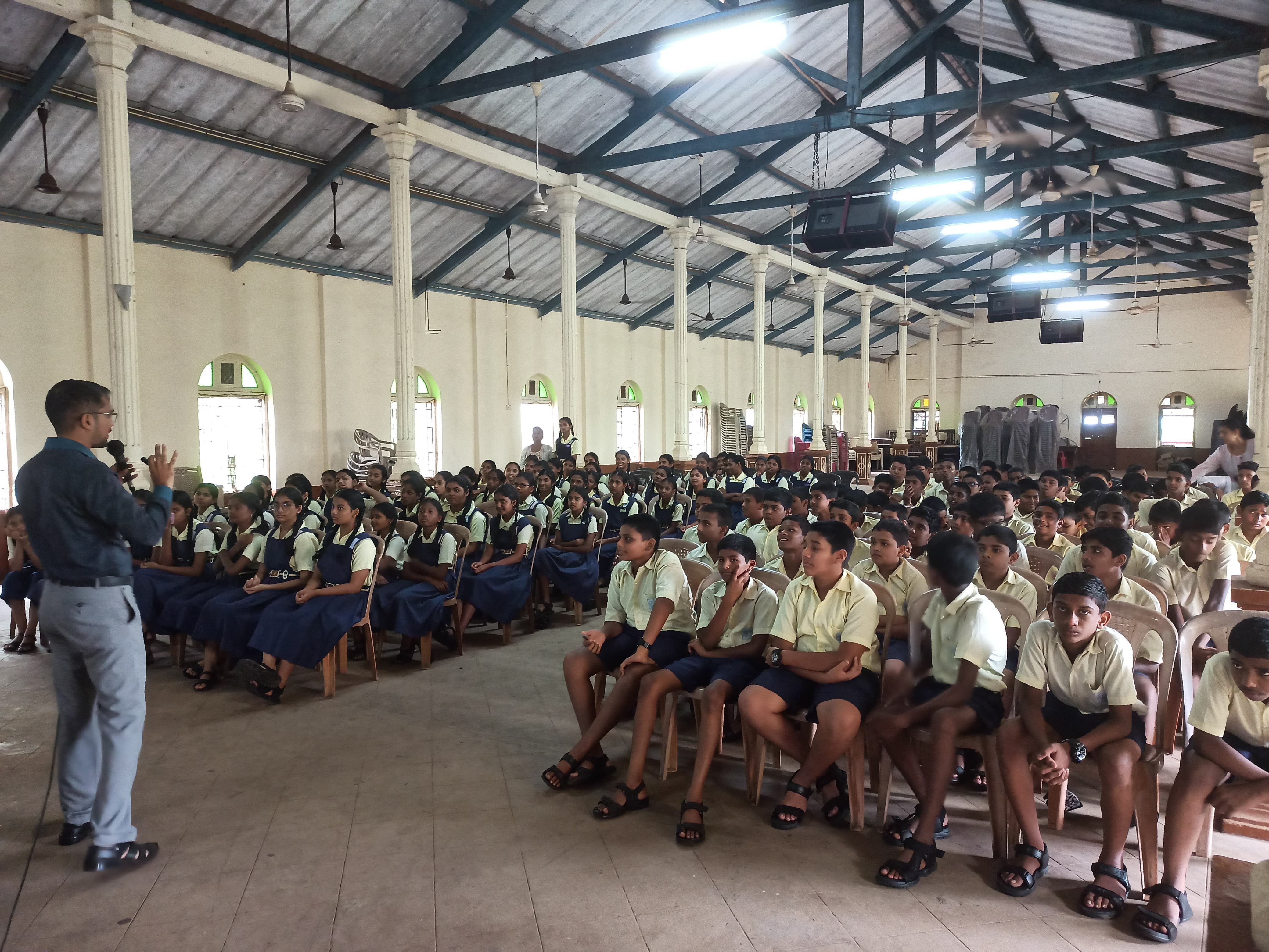 Sensitisation Workshop for the students of St. Anthony High School and Boarding House, Guirim, Mapusa-Goa.