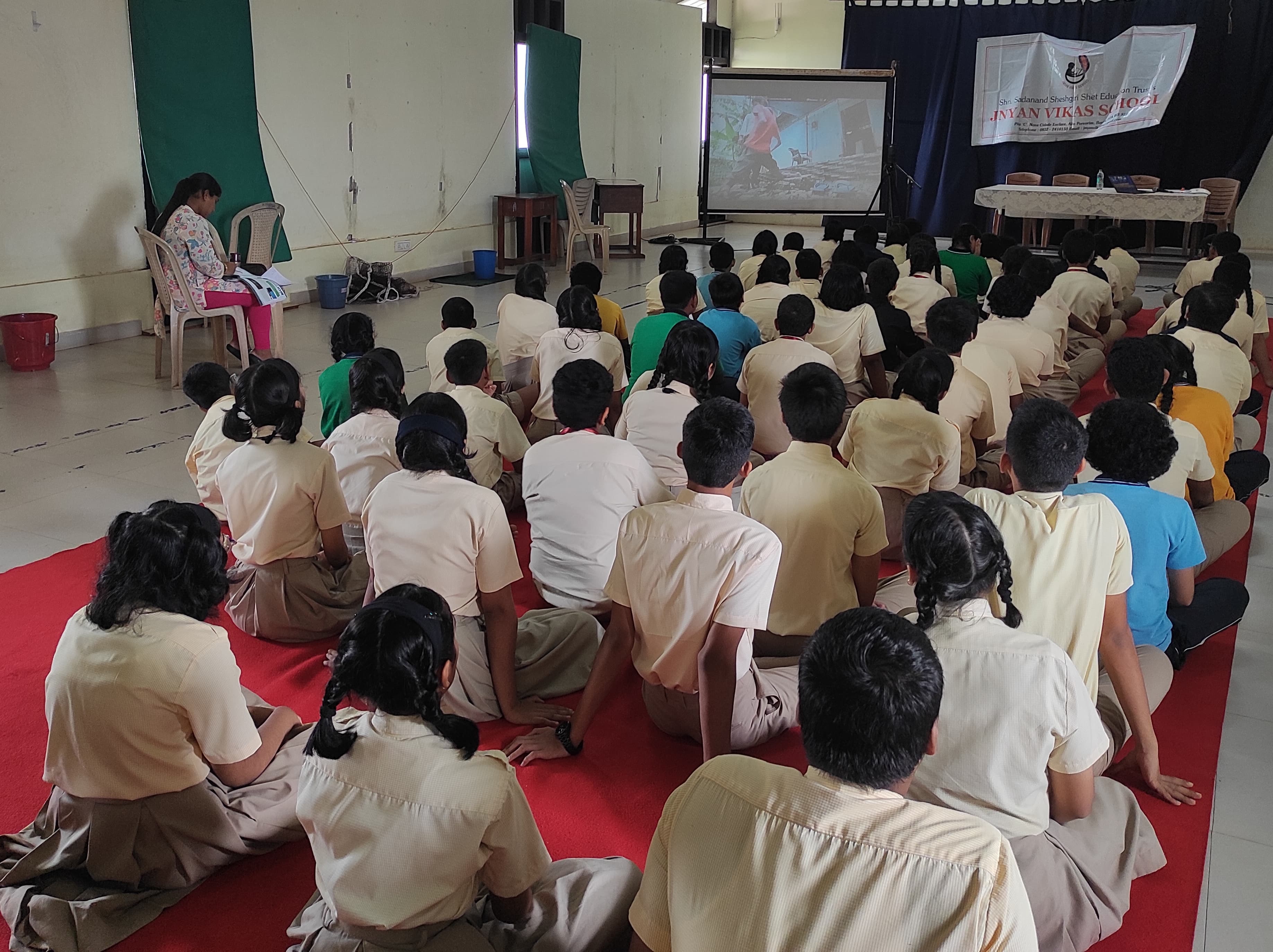 Sensitisation Workshop at Jnyan Vikas High School, Porvorim Goa.