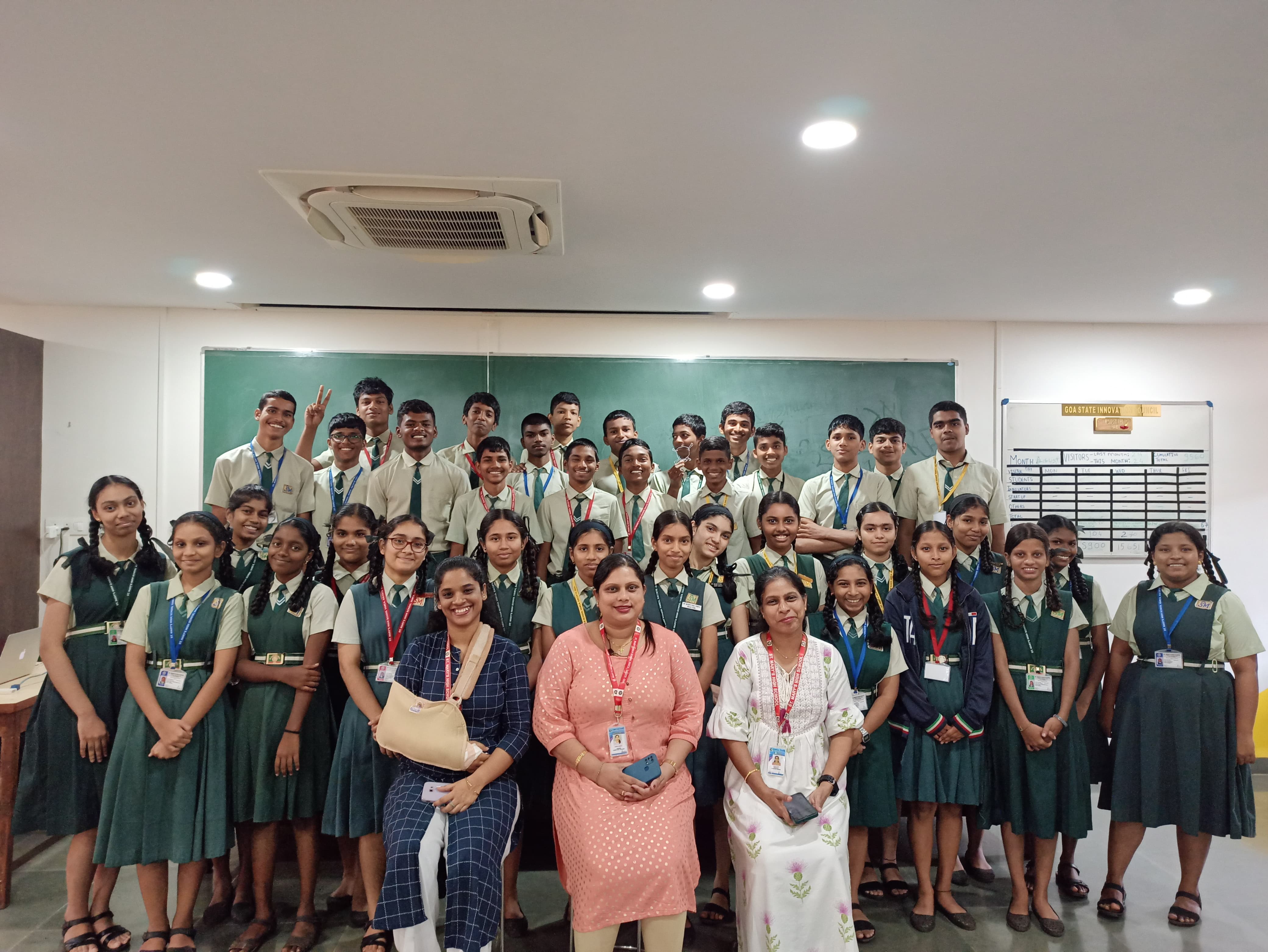 Think Design Prototyping Session and Workshop on 3D Printing for the students of St. Mary's High School, Varca-Goa