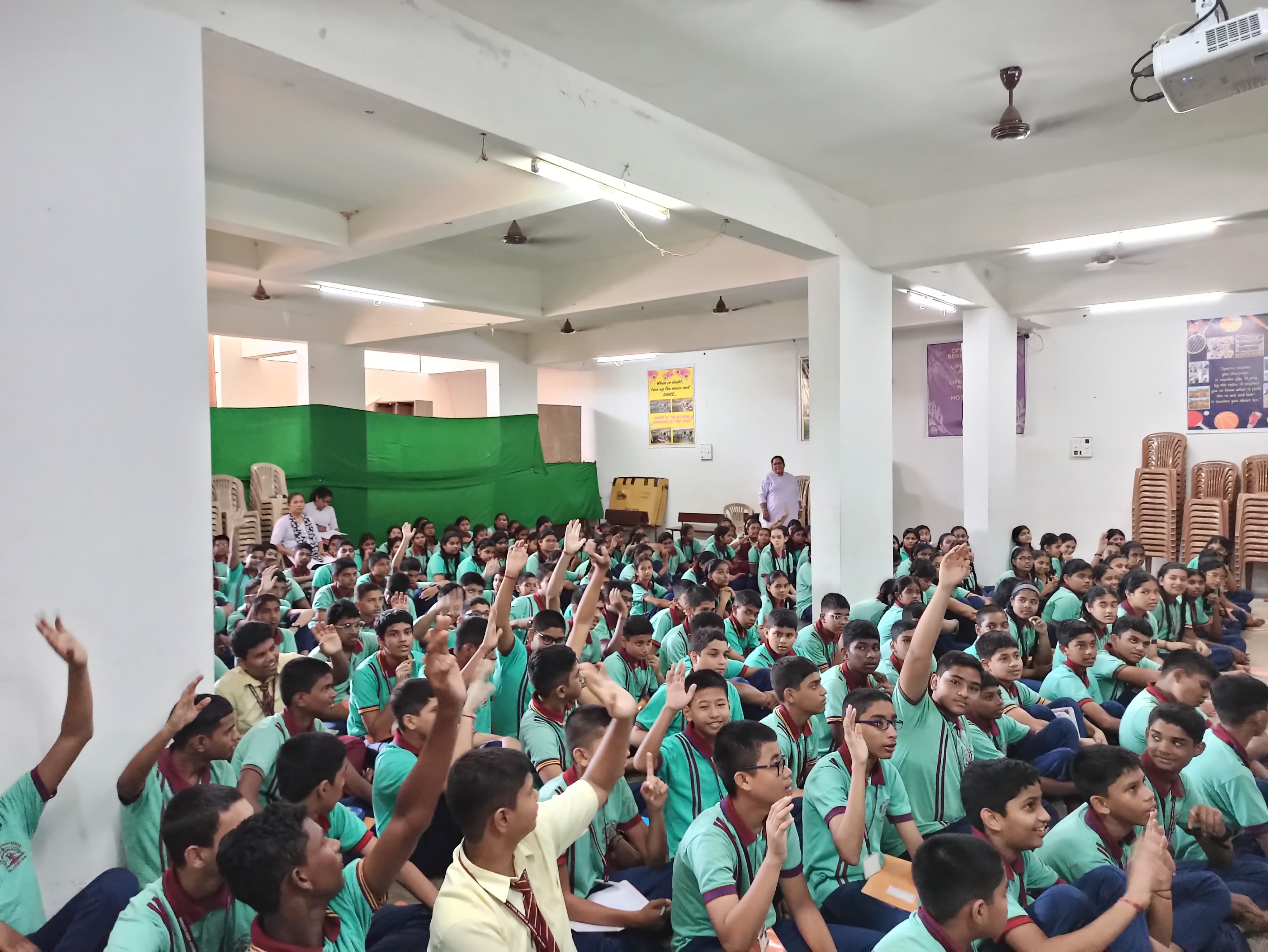 Sensitisation Workshop at Chubby Cheeks Spring Valley High School, Porvorim-Goa.