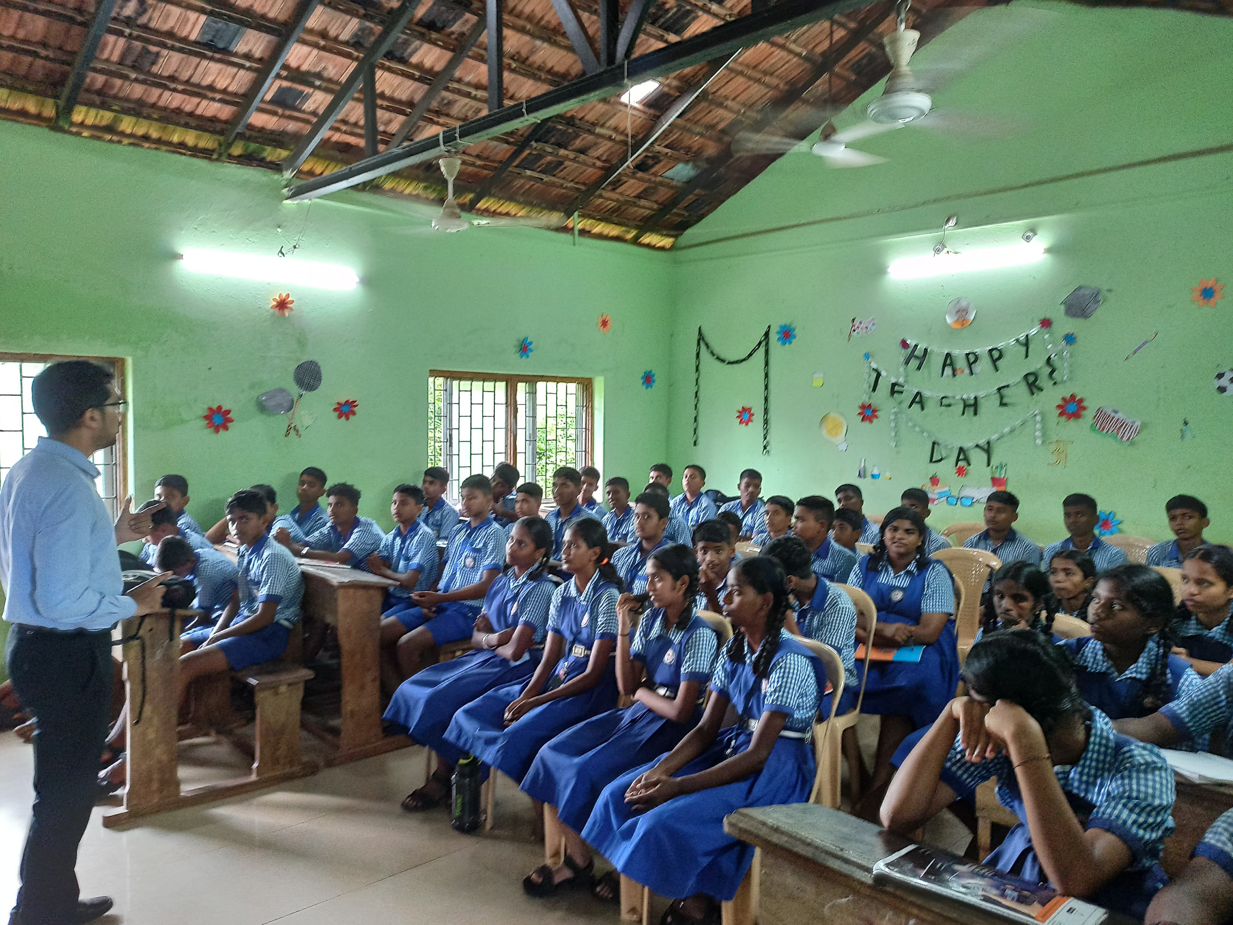 Sensitisation Workshop at Poira High School, Aldona-Goa.