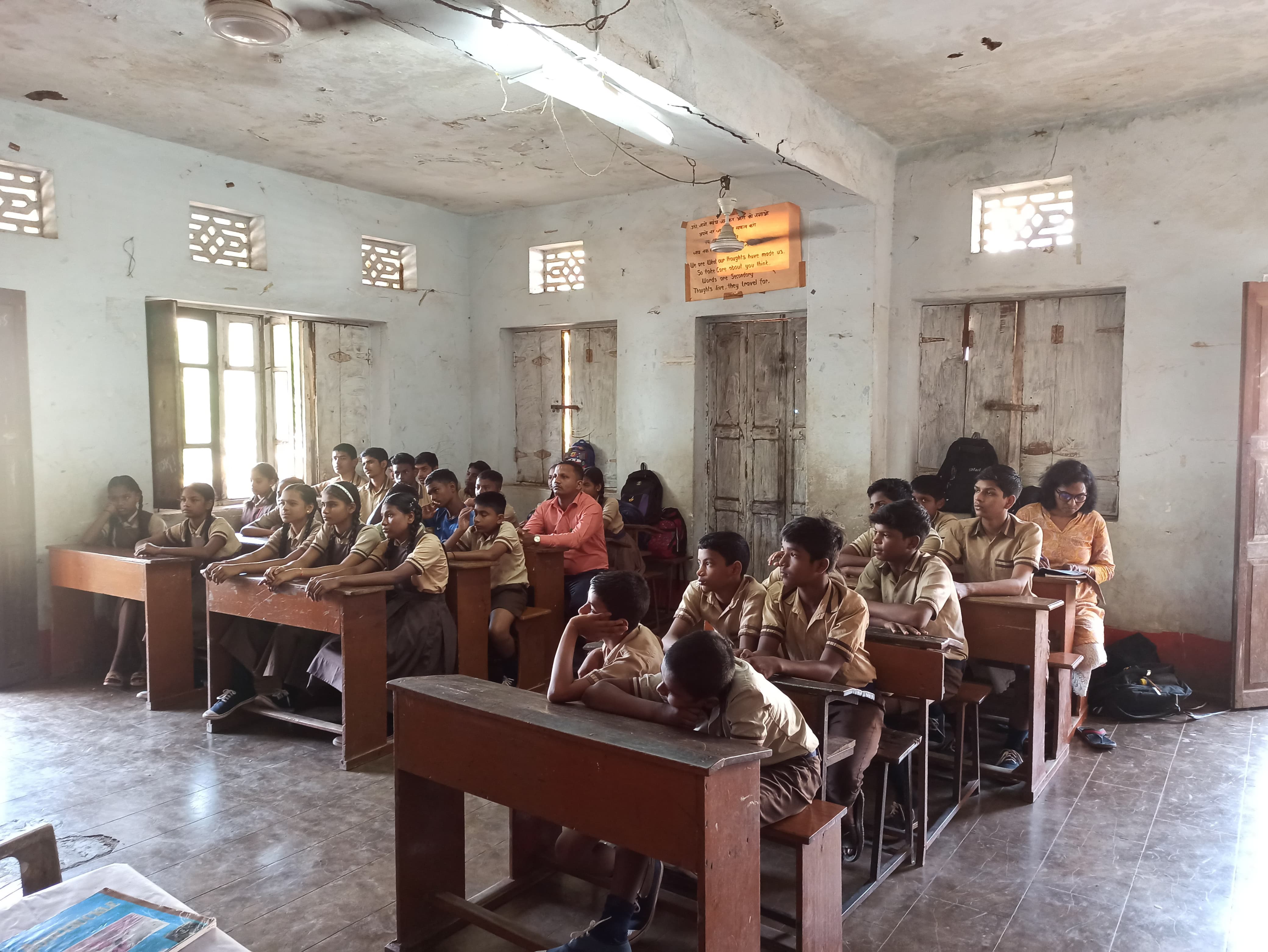 Sensitisation Workshop for the students of T.B. Cunha School, Aquem-Goa.