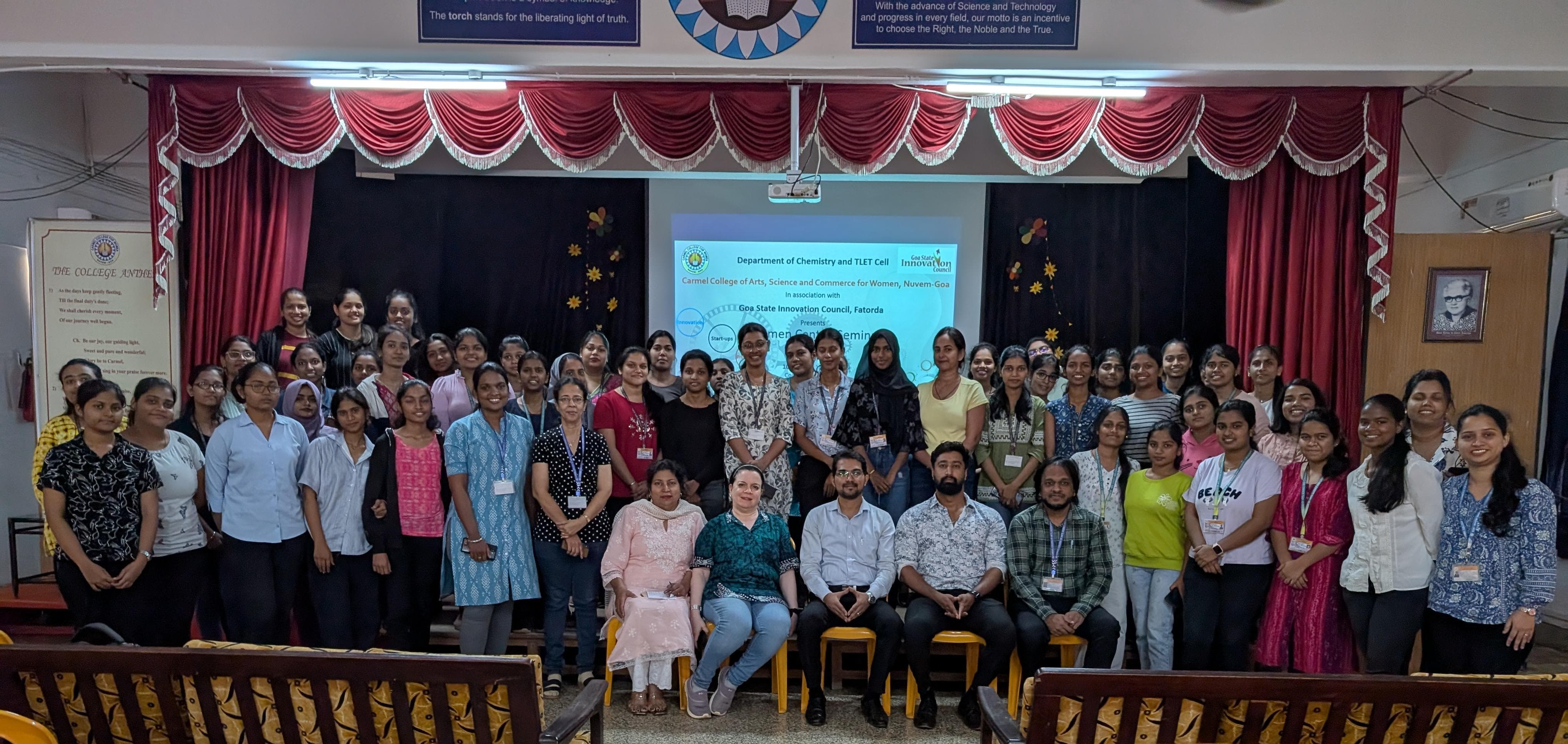 On January 23, 2025. Women Centric Workshop for the students of Carmel College of Arts, Science and Commerce for Women, Nuvem-Goa.