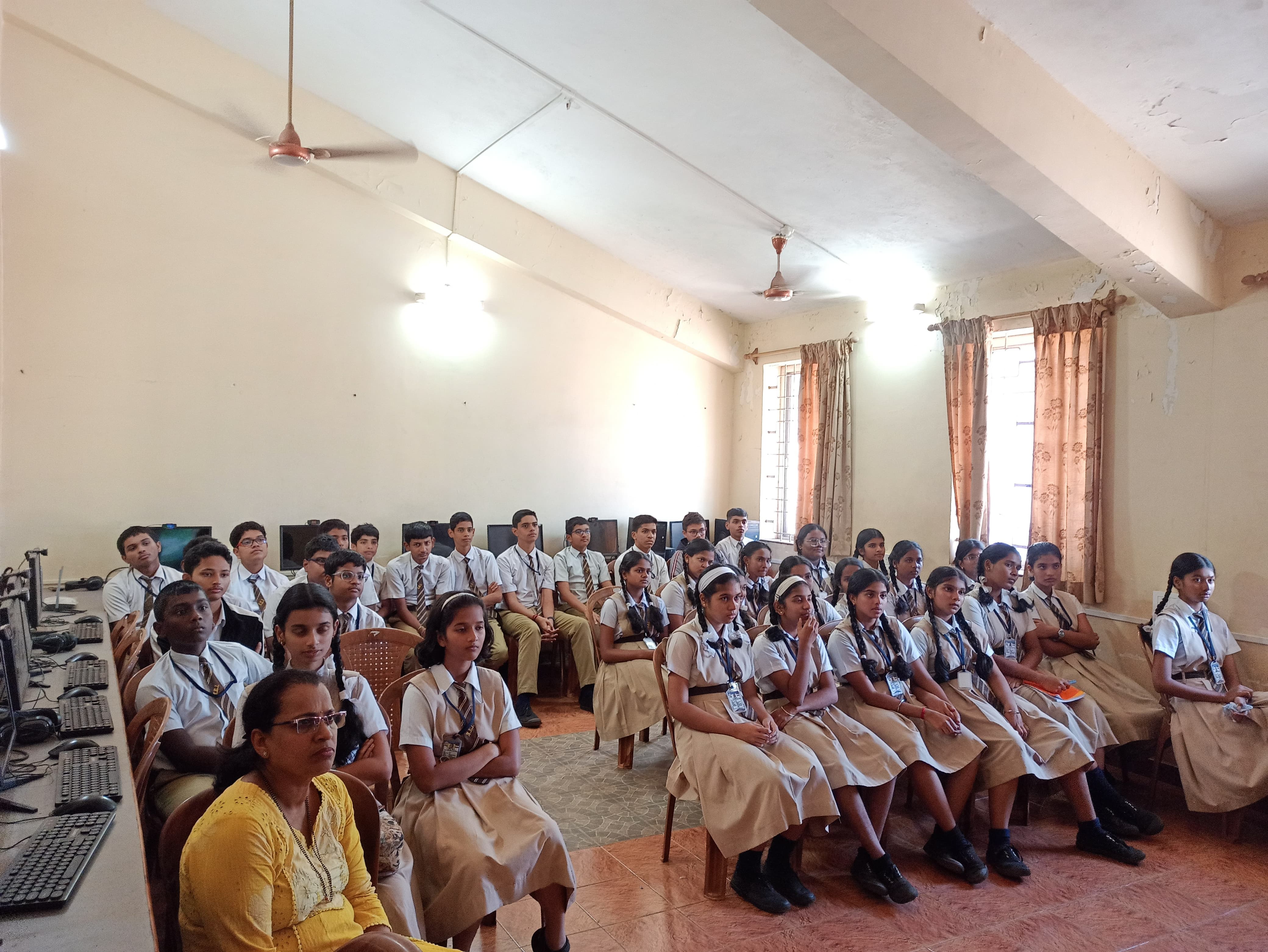 On February 03, 2025. Sensitisation workshop for the students of The New Educational Institute, Curchorem-Goa.