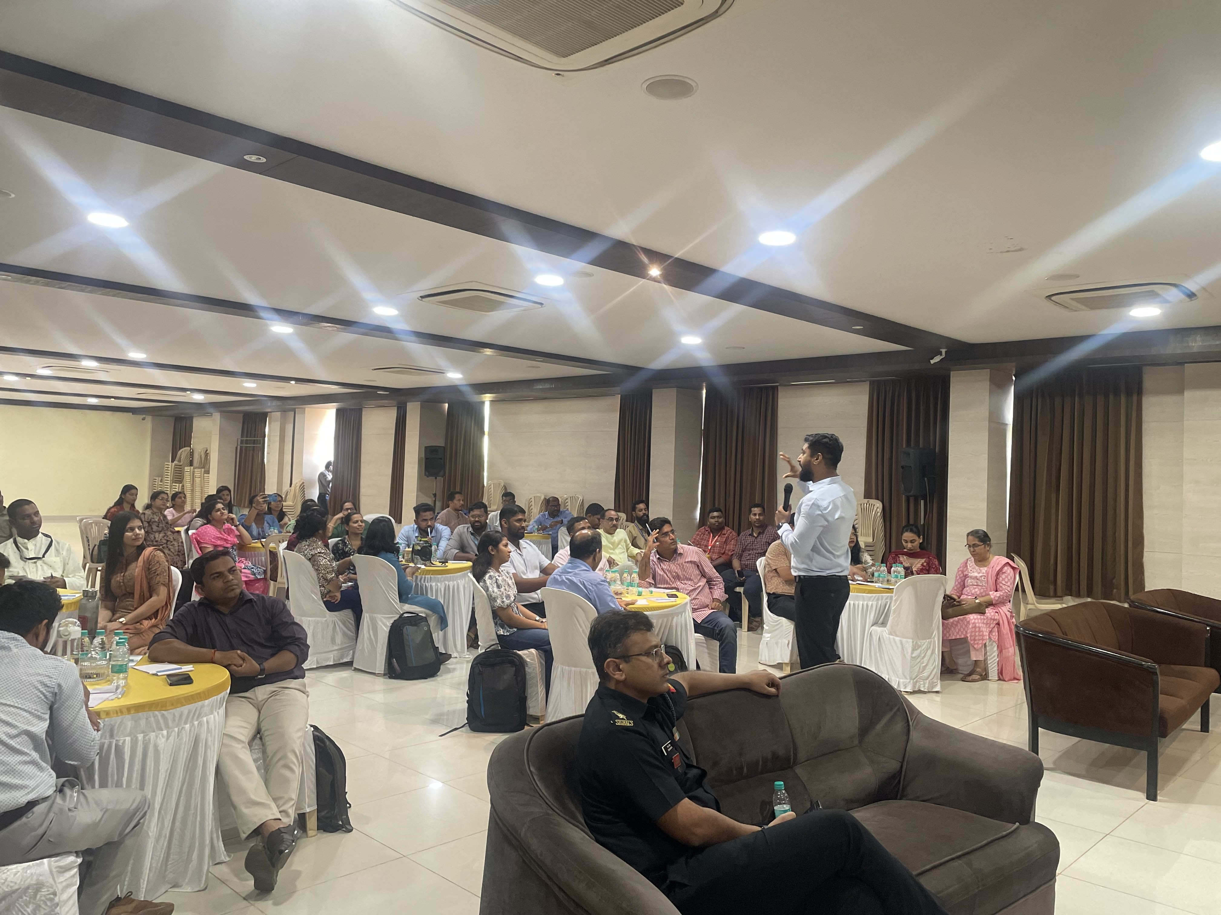 2nd Session by Shri Sudip Faldesai, Project Officer, Introduced the Virtual Innovation Register (VIR) & Support Schemes for Student Project Ideas