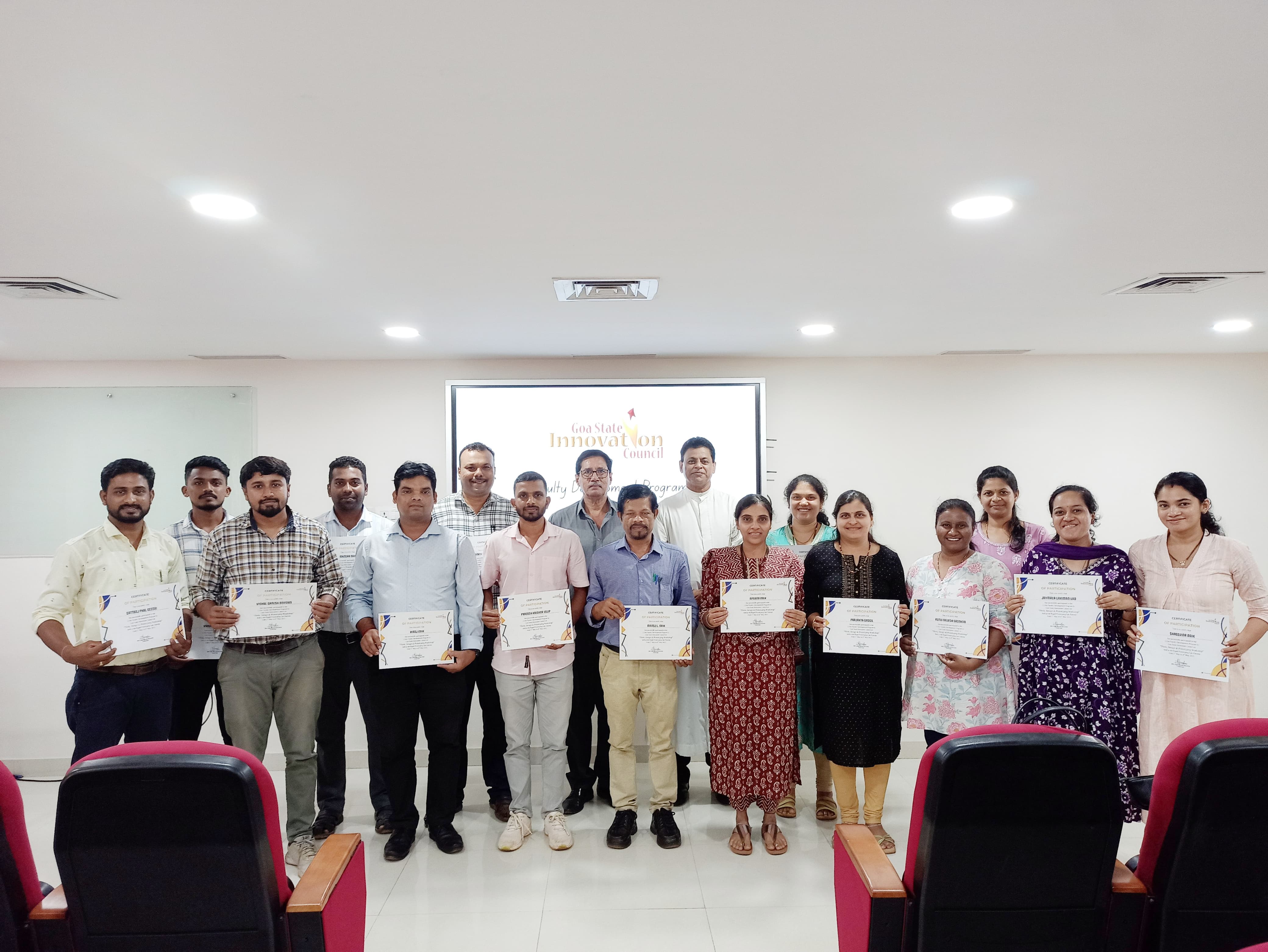 Goa State Innovation Council – Faculty Development Program 2025–26: Valedictory function and certificate distribution