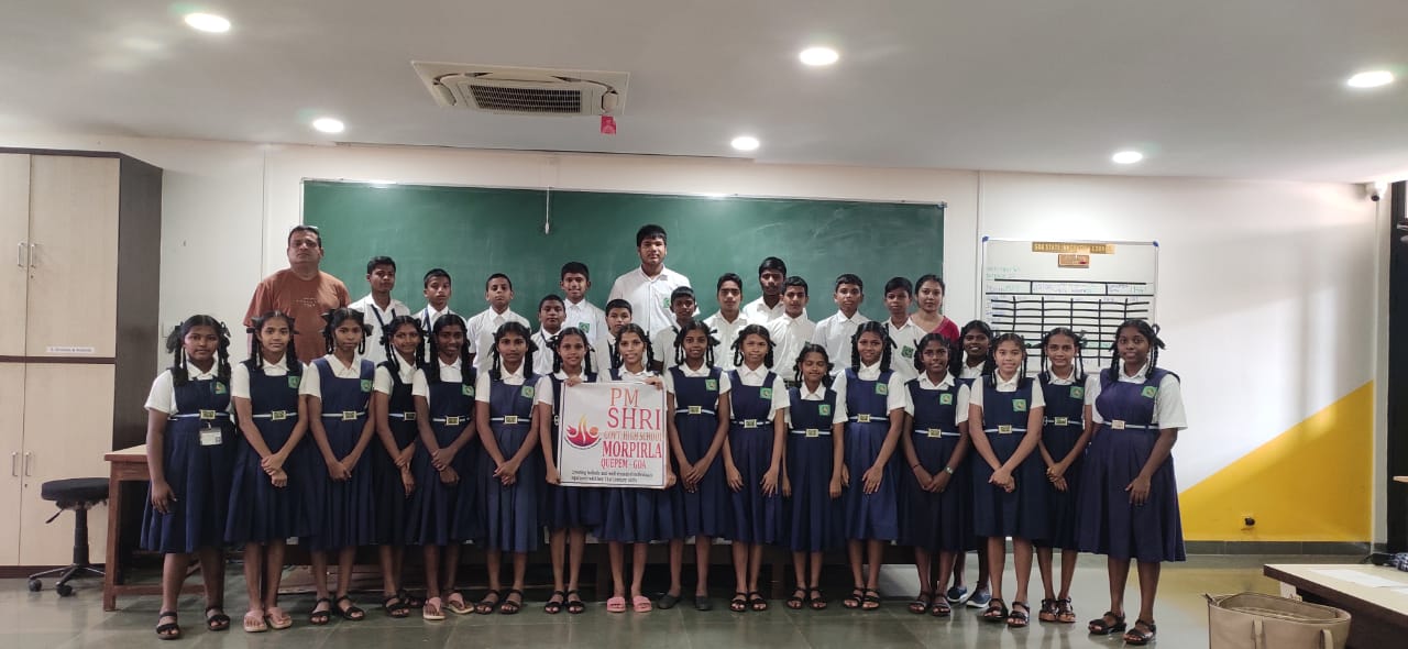 Think design prototype and 3D printing workshop -  Govt High School, Morpila, Quepem