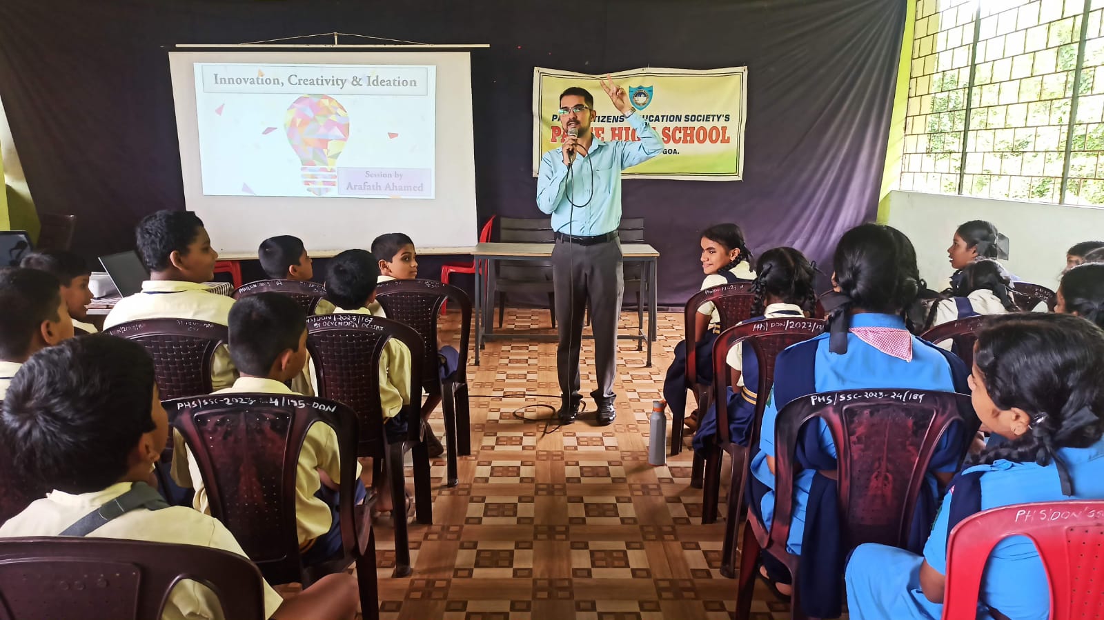 Sensitisation Workshop - Parsem High School, Parsem, Pernem
