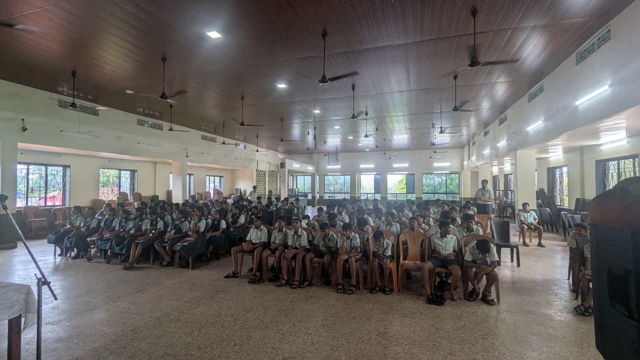 Sensitisation workshop - Our Lady Of Mount Carmel High School, Arambol.